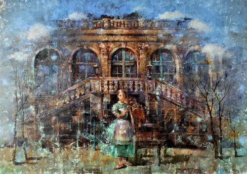 Low Clouds von Helen Illichova, Malerei kaufen auf Singulart