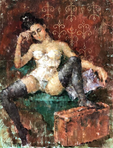 Someone Else's Suitcase von Helen Illichova, Malerei kaufen auf Singulart