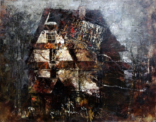 Spiritual Sermon van Helen Illichova, Schilderij te koop op Singulart