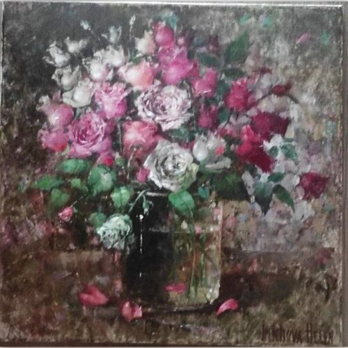The Buds Have Bloomed van Helen Illichova, Schilderij te koop op Singulart