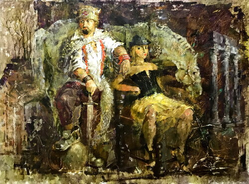 White Horse von Helen Illichova, Malerei kaufen auf Singulart