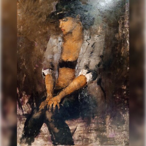 Jockey Style van Helen Illichova, Schilderij te koop op Singulart