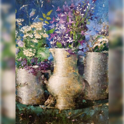 Evening Fragrance of Summer di Helen Illichova, Pittura in vendita su Singulart