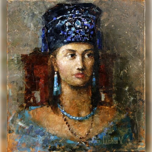 Listening to Your Breath di Helen Illichova, Pittura in vendita su Singulart