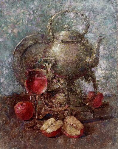 Apple Wine von Helen Illichova, Malerei kaufen auf Singulart