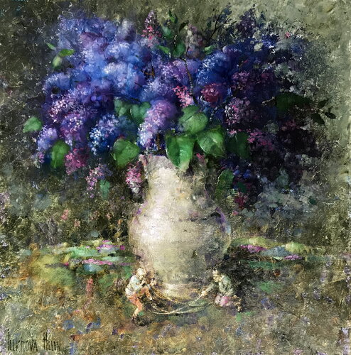 Lilac Twilight von Helen Illichova, Malerei kaufen auf Singulart