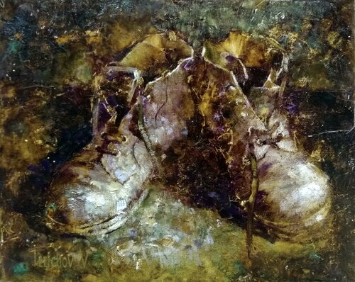 Rastaman’s Boots von Helen Illichova, Malerei kaufen auf Singulart