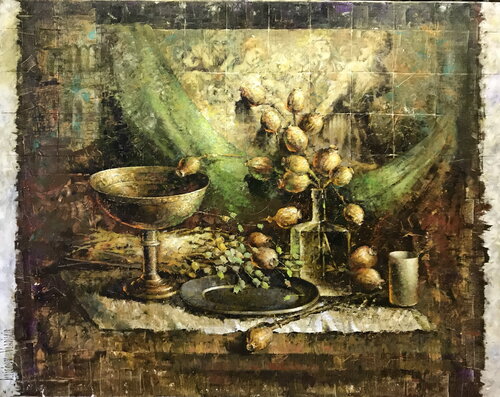 The Golden Chalice von Helen Illichova, Malerei kaufen auf Singulart