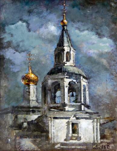 The Dormition Church di Helen Illichova, Pittura in vendita su Singulart