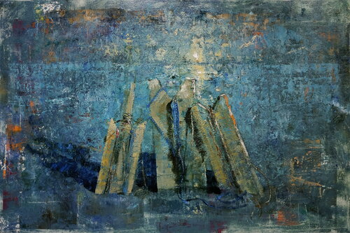 Morning Fishing van Helen Illichova, Schilderij te koop op Singulart