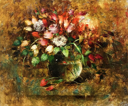 The Fallen Tulip von Helen Illichova, Malerei kaufen auf Singulart