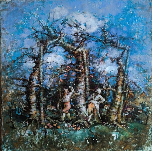 Love portal van Helen Illichova, Schilderij te koop op Singulart