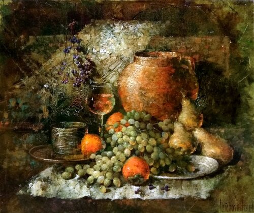 Signs of Autumn by Helen Illichova, Painting for Sale on Singulart