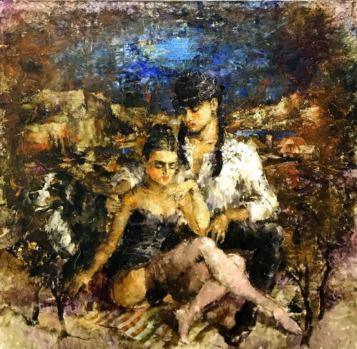 Love and Friendship van Helen Illichova, Schilderij te koop op Singulart