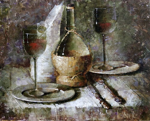 Dialogue by Helen Illichova, 회화 for Sale on Singulart