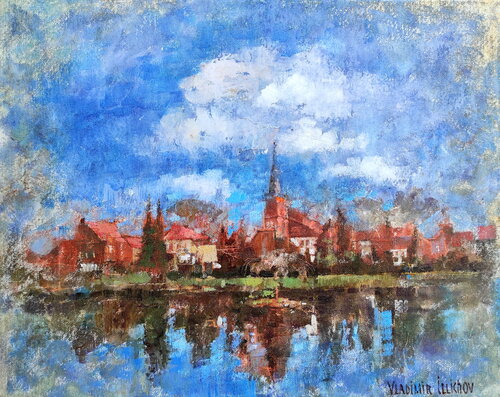 House of Ducks van Helen Illichova, Schilderij te koop op Singulart