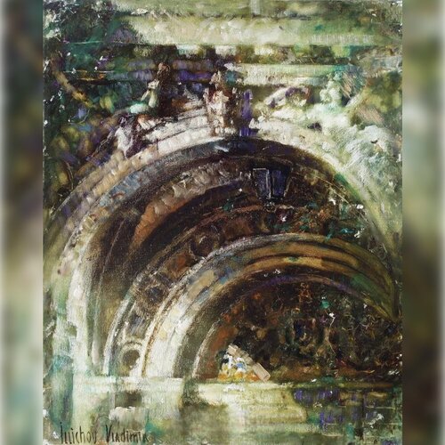 Theatrical Portal van Helen Illichova, Schilderij te koop op Singulart