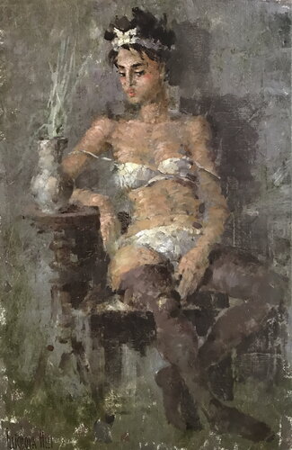 Secluded Corner by Helen Illichova, Painting for Sale on Singulart