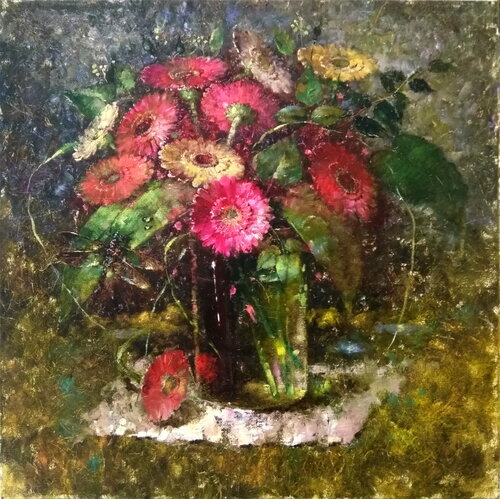 Dragonfly Kingdom van Helen Illichova, Schilderij te koop op Singulart