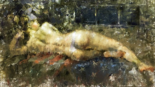 Twilight by Helen Illichova, 회화 for Sale on Singulart