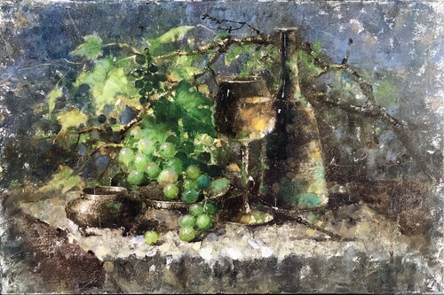 A Sip of Sun by Helen Illichova, 회화 for Sale on Singulart