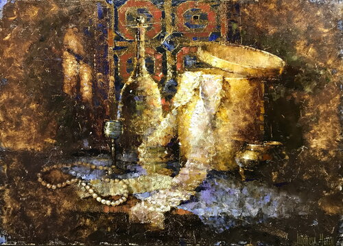 French Lace di Helen Illichova, Pittura in vendita su Singulart