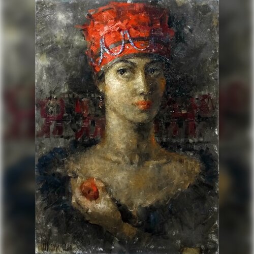 Hatshepsut van Helen Illichova, Schilderij te koop op Singulart