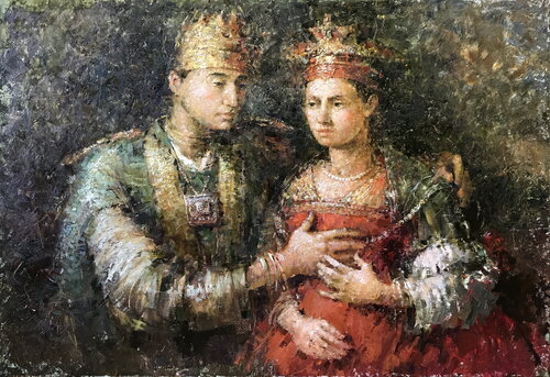Reunion by Helen Illichova, Painting for Sale on Singulart