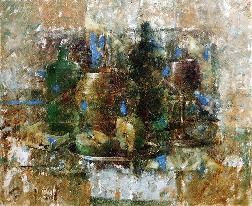 Apple Seeds di Helen Illichova, Pittura in vendita su Singulart