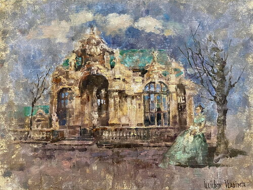 The Emerald Portal par Helen Illichova, Peinture en vente sur Singulart