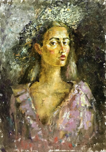 The Crown of the Steppe Wind van Helen Illichova, Schilderij te koop op Singulart