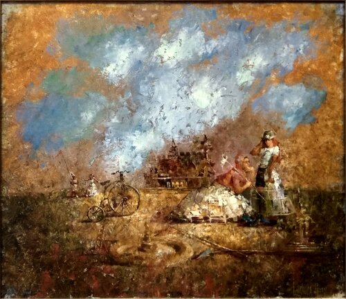 Sandcastles di Helen Illichova, Pittura in vendita su Singulart