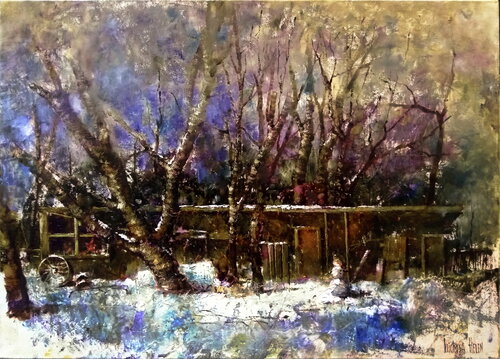 Back to Childhood by Helen Illichova, Painting for Sale on Singulart