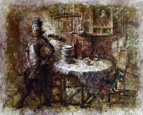 Lunchtime von Helen Illichova, Malerei kaufen auf Singulart