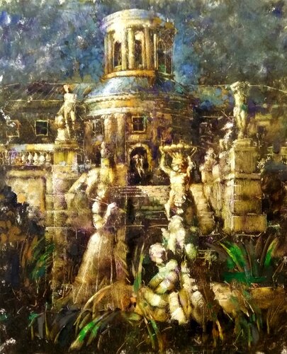 On the Wave of My Memory by Helen Illichova, Painting for Sale on Singulart