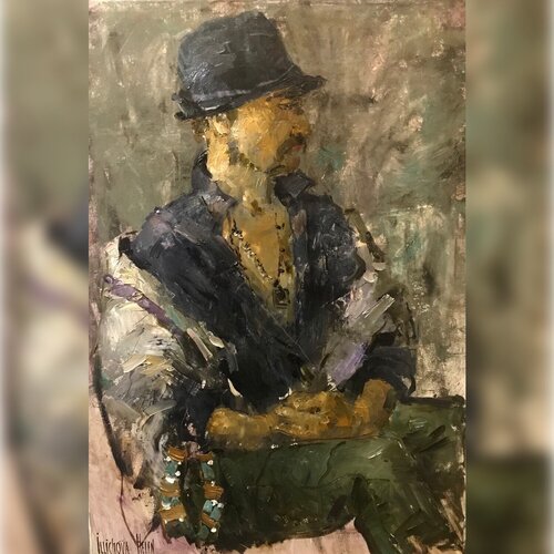 Rosary Beads di Helen Illichova, Pittura in vendita su Singulart