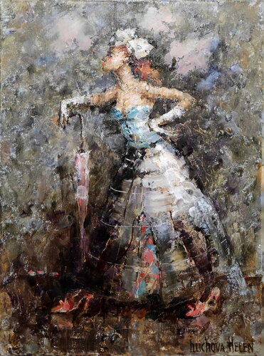 Soft landing van Helen Illichova, Schilderij te koop op Singulart