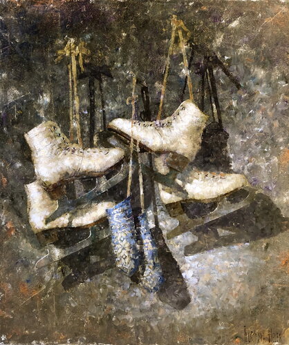 The Lost Mitten van Helen Illichova, Schilderij te koop op Singulart