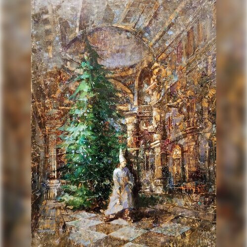 Mystical Night van Helen Illichova, Schilderij te koop op Singulart