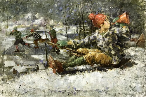 Sledding with Shovels Helen Illichova