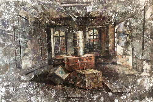 Nostalgic Art Object by Helen Illichova, Painting for Sale on Singulart
