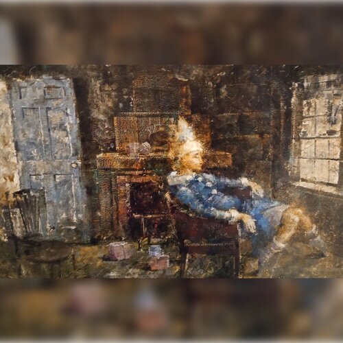 Winter Room de Helen Illichova, Pintura a la venta en Singulart