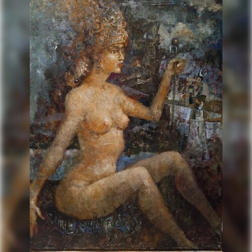 The Snow Queen by Helen Illichova, Painting for Sale on Singulart