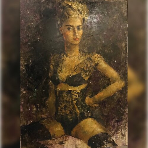 The Challenge van Helen Illichova, Schilderij te koop op Singulart