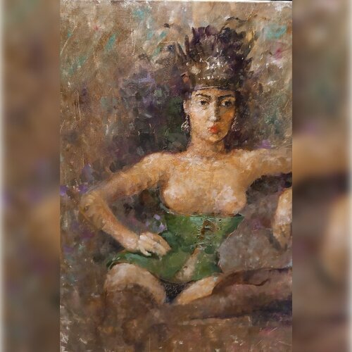 Green Diamond van Helen Illichova, Schilderij te koop op Singulart