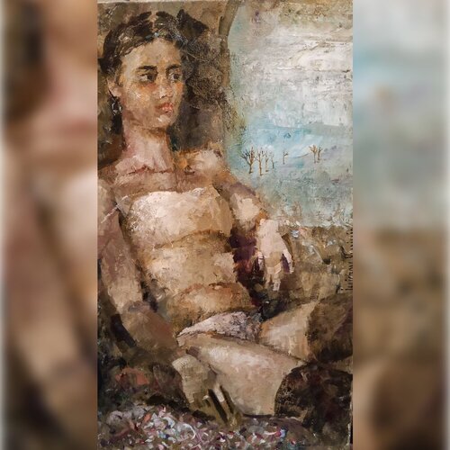 Giotto’s Madonna by Helen Illichova, 회화 for Sale on Singulart