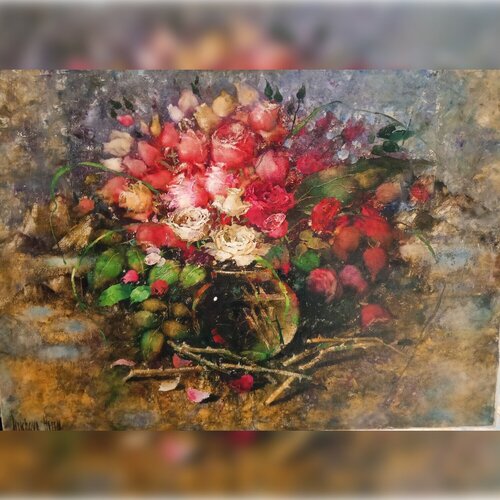 Rose.2016. de Helen Illichova, Pintura a la venta en Singulart