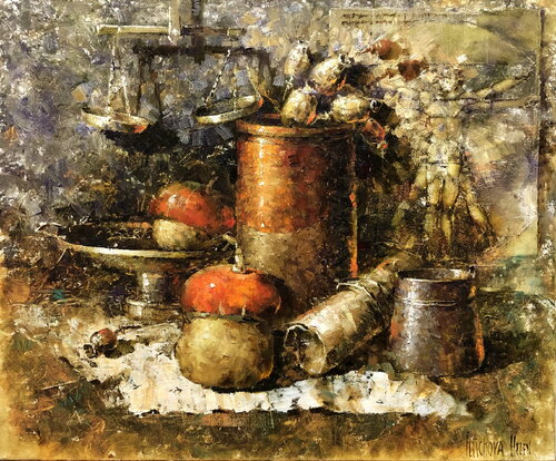 Golden Ratio by Helen Illichova, Painting for Sale on Singulart