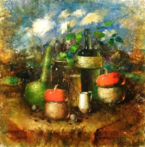 Green Air van Helen Illichova, Schilderij te koop op Singulart