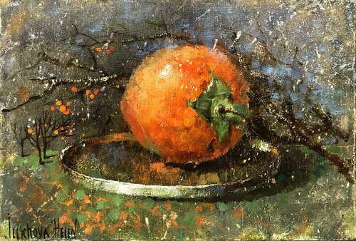 Orange Evening von Helen Illichova, Malerei kaufen auf Singulart